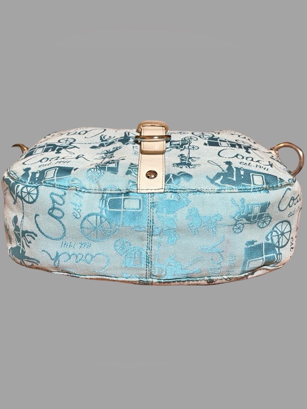 Coach Vintage Chelsea Horse & Carriage Canvas Shoulder Bag F14036 - Picture 6 of 7